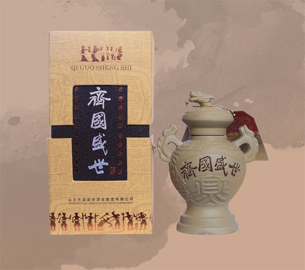 2、齊國盛世收藏酒宜興紫砂52度500ml原漿酒--1